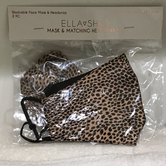 Face mask and matching head-wrap set - Picture 3 of 4